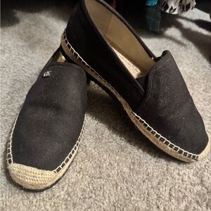 Michael Kors Black Espadrille Flats